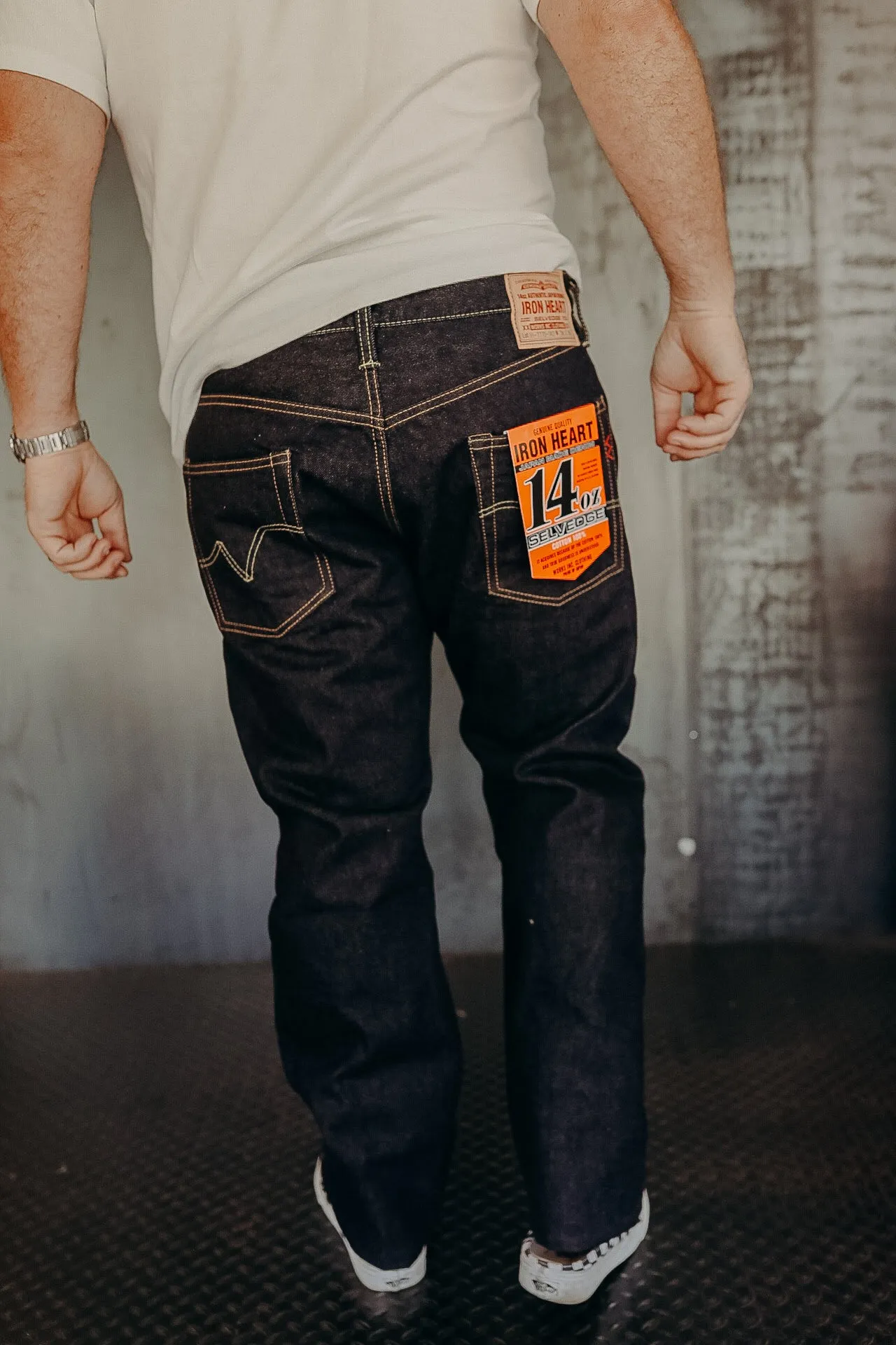 777 Selvedge Denim Slim Tapered Cut Jeans - 14oz Indigo IH-777S-142