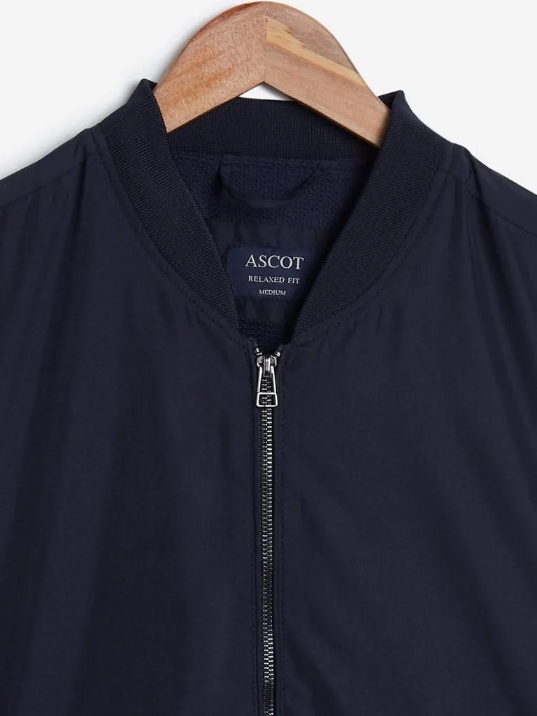 Ascot Navy Relaxed Fit Jacket