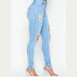 BENITA distressed skinny jeans.