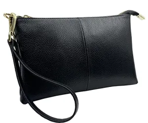 Beurlike Leather Wristlet Wallet Clutch Purses For Women Small Crossbody Phone Bags(Spearmint)