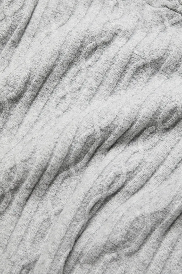 CABLE KNIT WINTER BLISS HOODIE