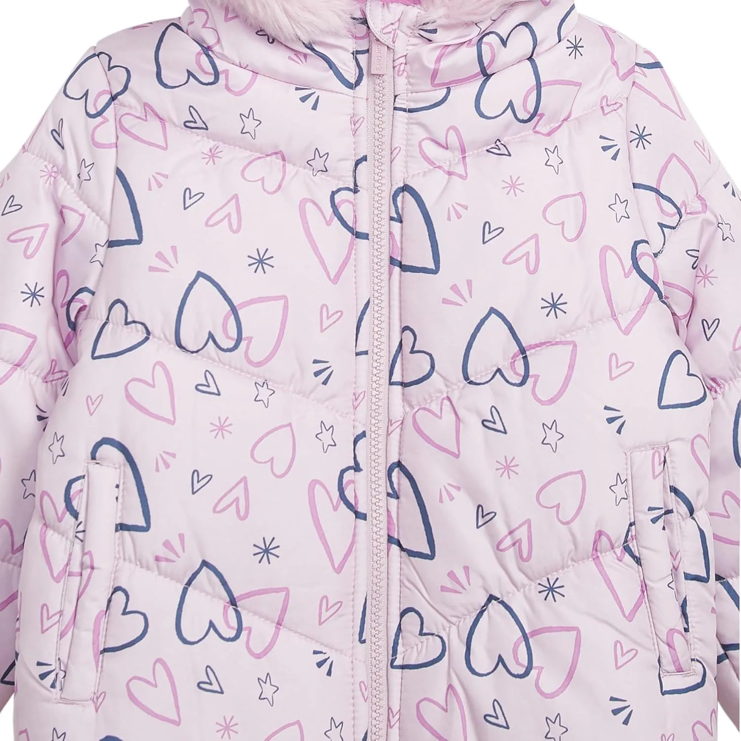Carter's baby-girls Toddler & Big Girls' Insulated 2-piece Print Snowsuit and Bib Snow Pant Ski Set