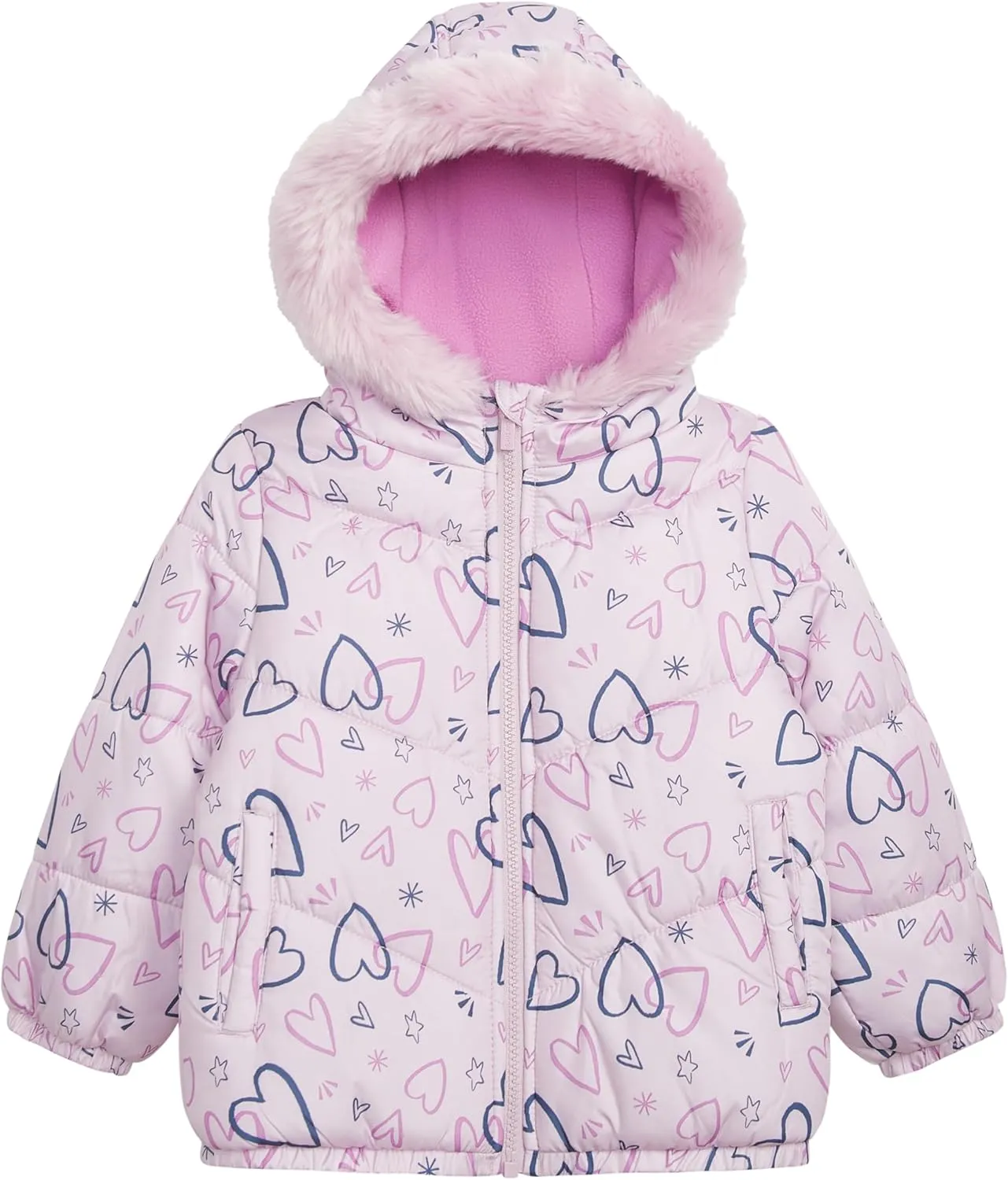 Carter's baby-girls Toddler & Big Girls' Insulated 2-piece Print Snowsuit and Bib Snow Pant Ski Set