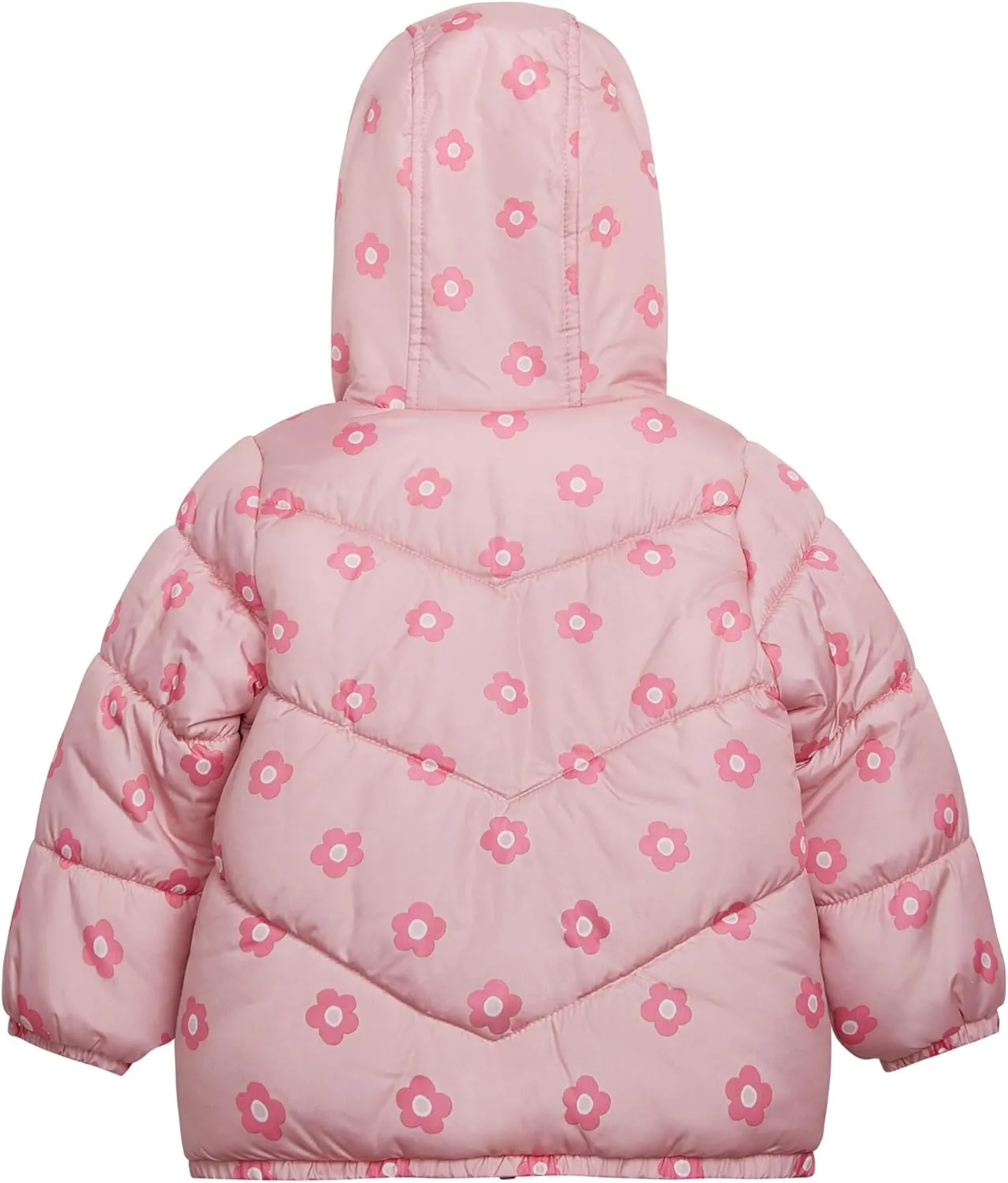 Carter's Girls' 2-Piece Snowsuit Cozy Hooded Puffer Jacket and Ski Bib Set