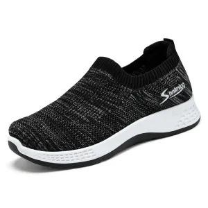 Comfy Women's Knit Casual Walking Running Shoes