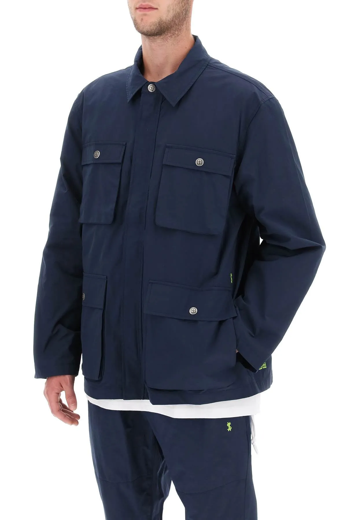 detonate' technical cotton jacket