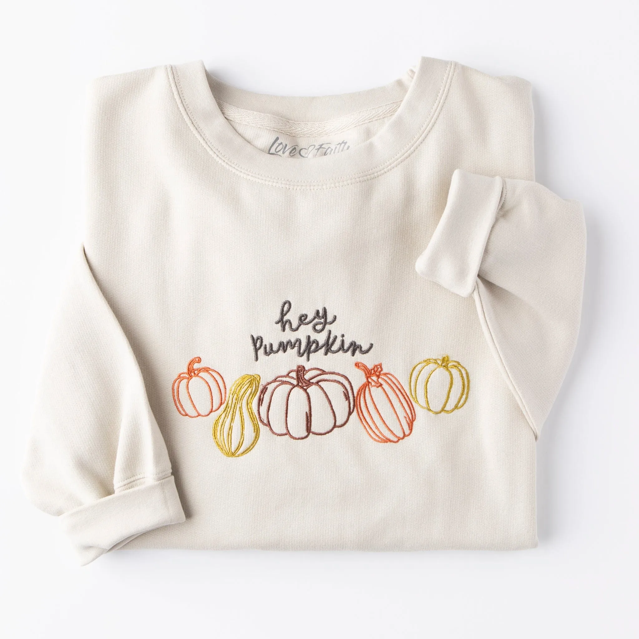 Embroidered Crewneck Sweatshirts