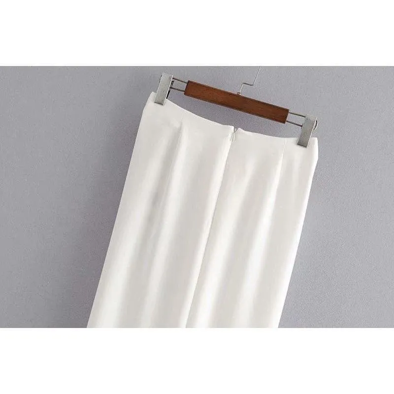 Fashion Knotted Wrap Midi Skirt