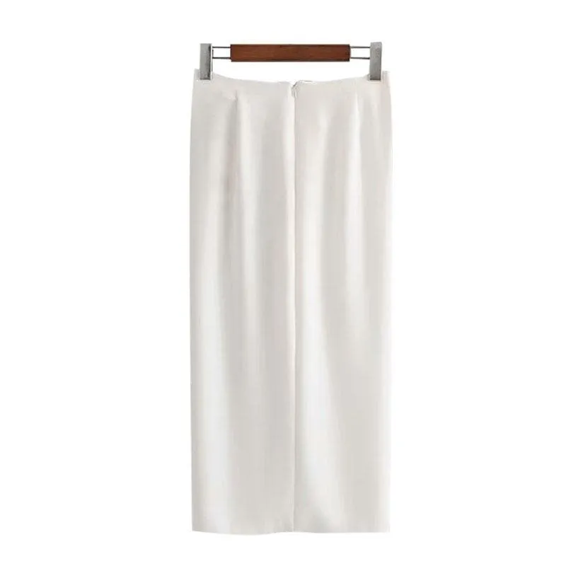 Fashion Knotted Wrap Midi Skirt