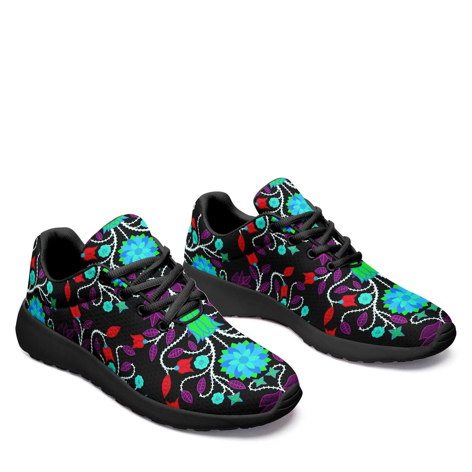 Floral Beadwork Four Clans Winter Ikkaayi Sport Sneakers