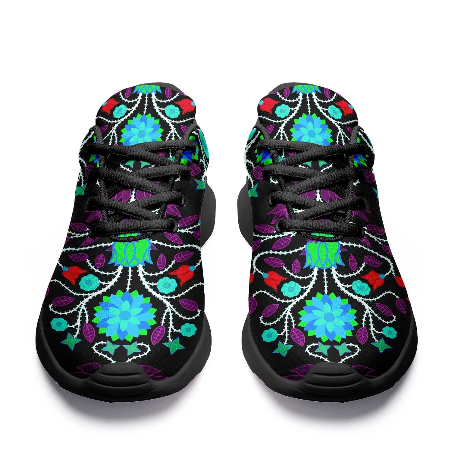 Floral Beadwork Four Clans Winter Ikkaayi Sport Sneakers