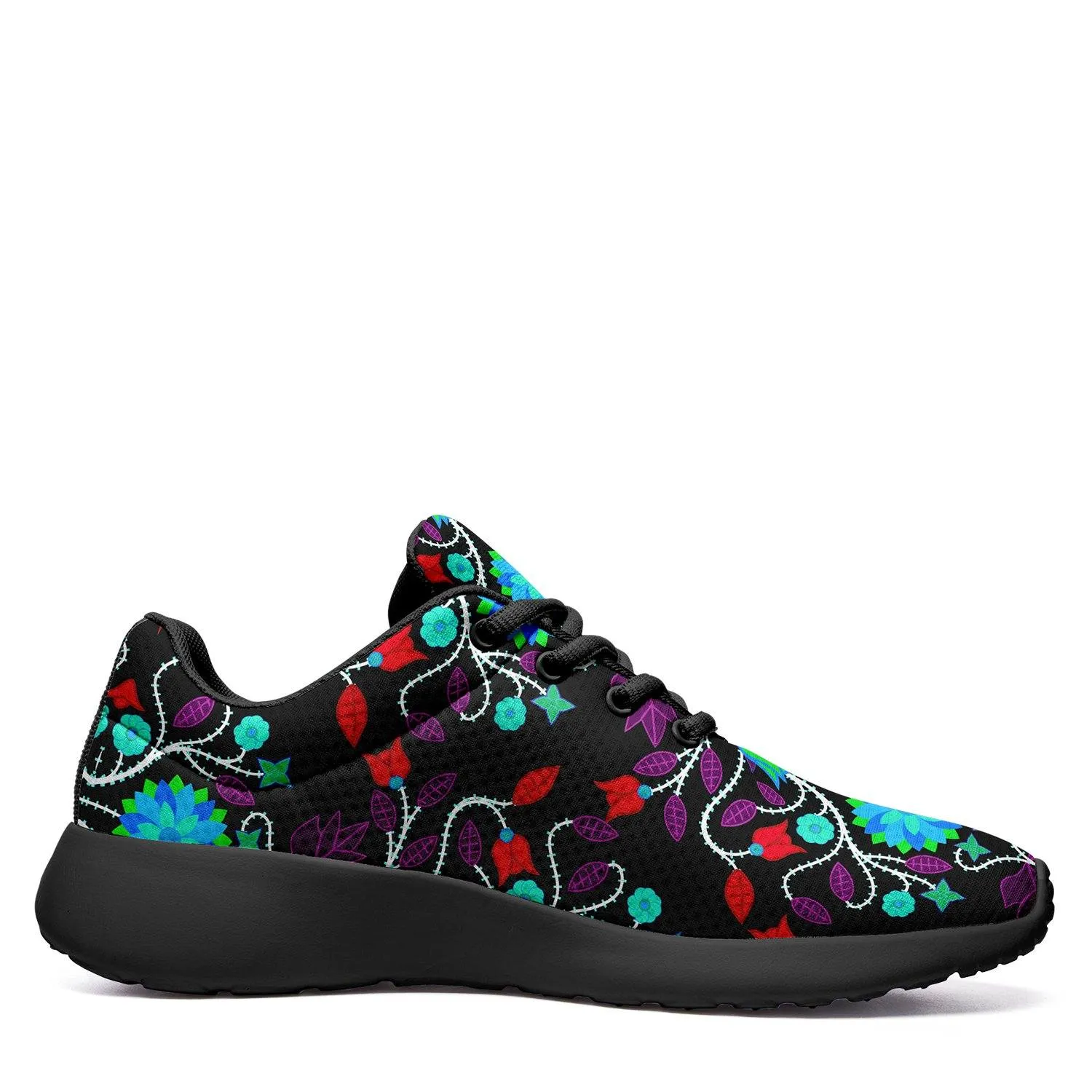 Floral Beadwork Four Clans Winter Ikkaayi Sport Sneakers