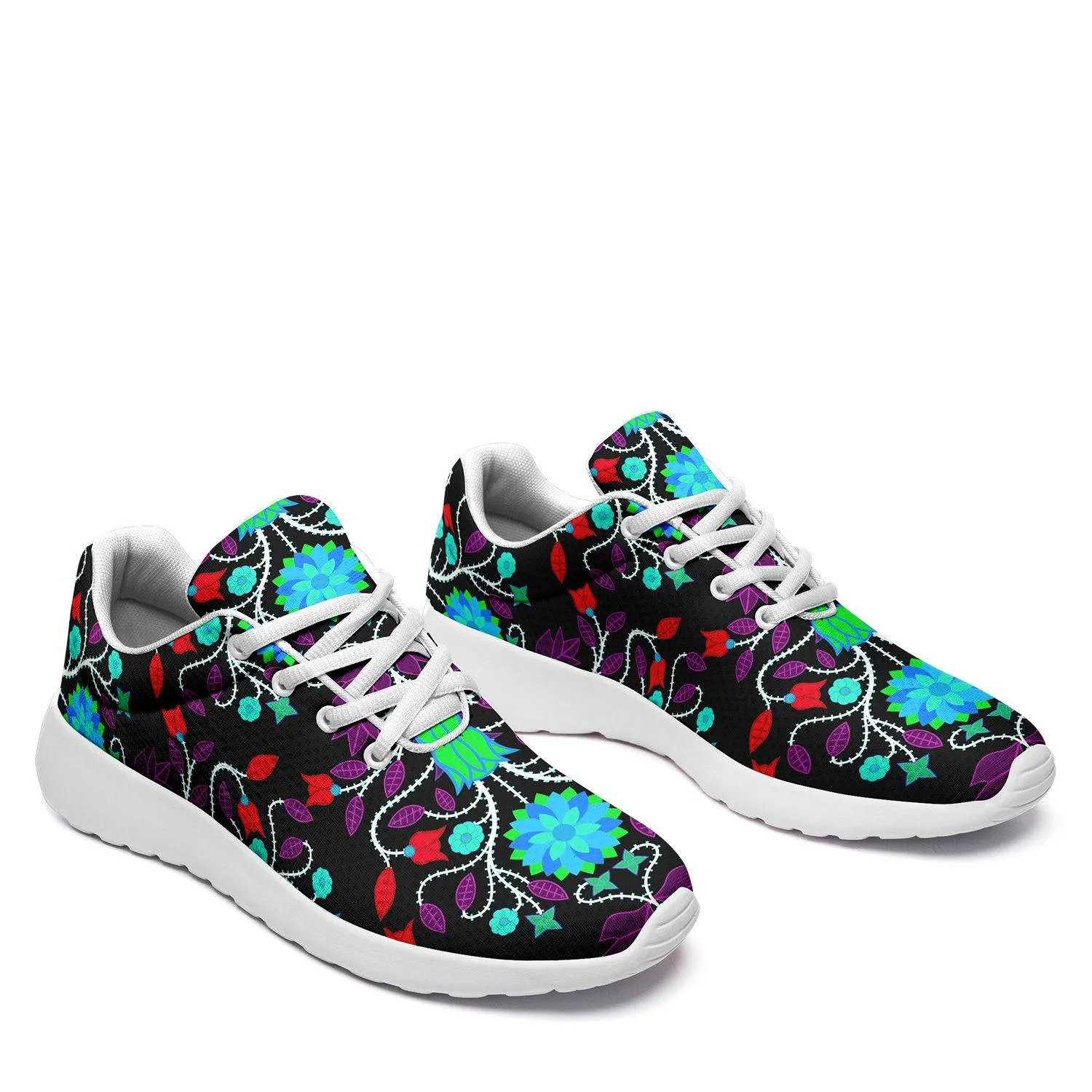 Floral Beadwork Four Clans Winter Ikkaayi Sport Sneakers