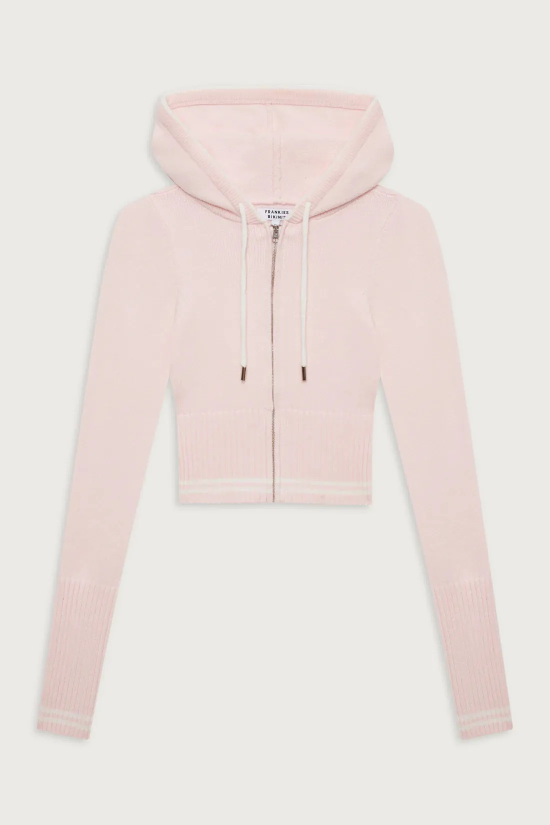 Frankies Bikinis Aimee Cloud Knit Zip Up Hoodie