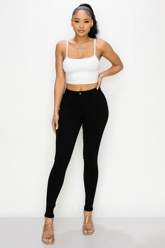 high waist super stretch skinny jean