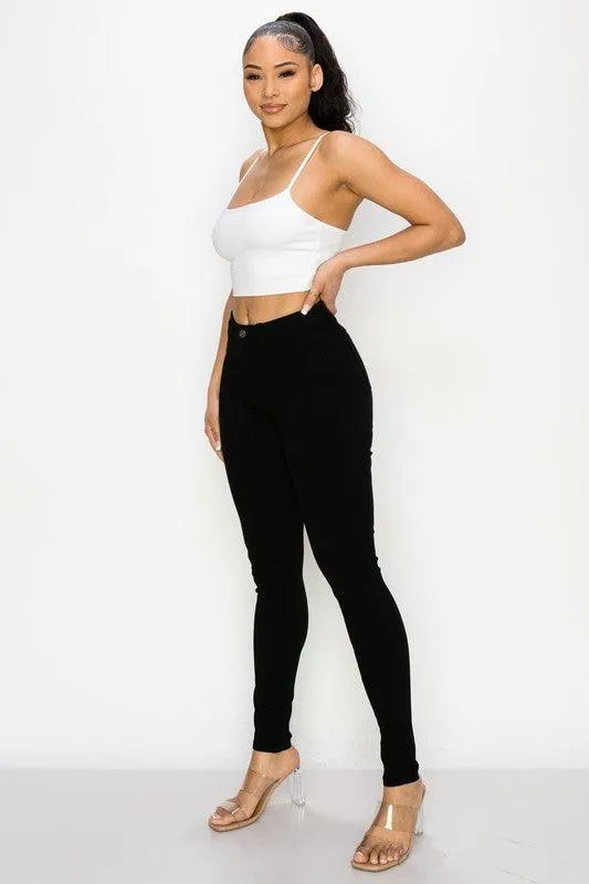 high waist super stretch skinny jean