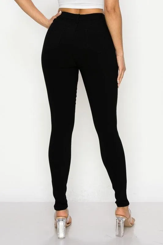 high waist super stretch skinny jean