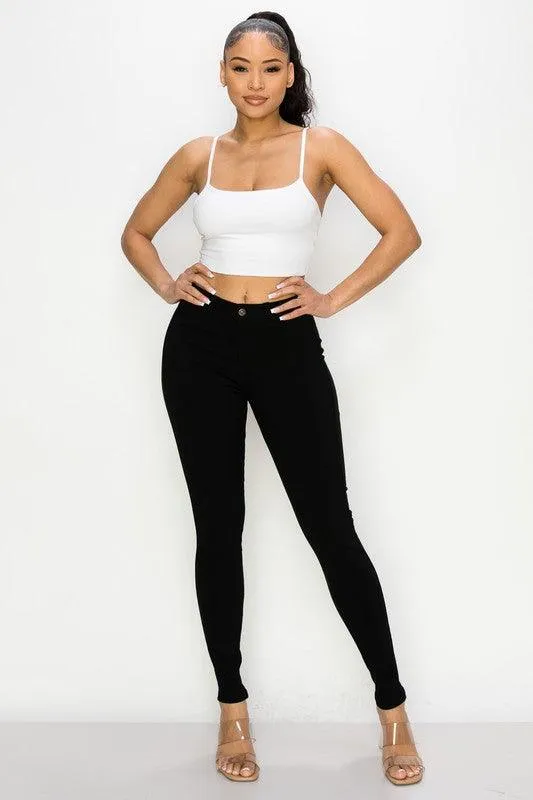 high waist super stretch skinny jean