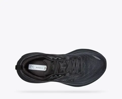 Hoka Women's Bondi 8 Running Shoes- Black
