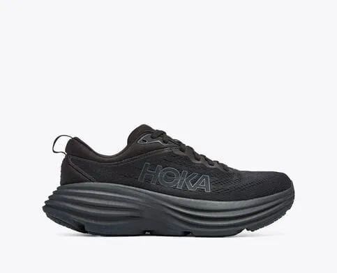 Hoka Women's Bondi 8 Running Shoes- Black