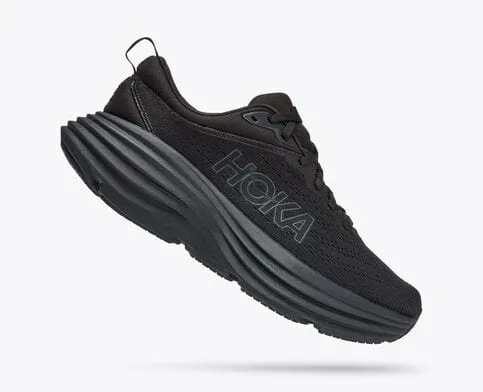 Hoka Women's Bondi 8 Running Shoes- Black