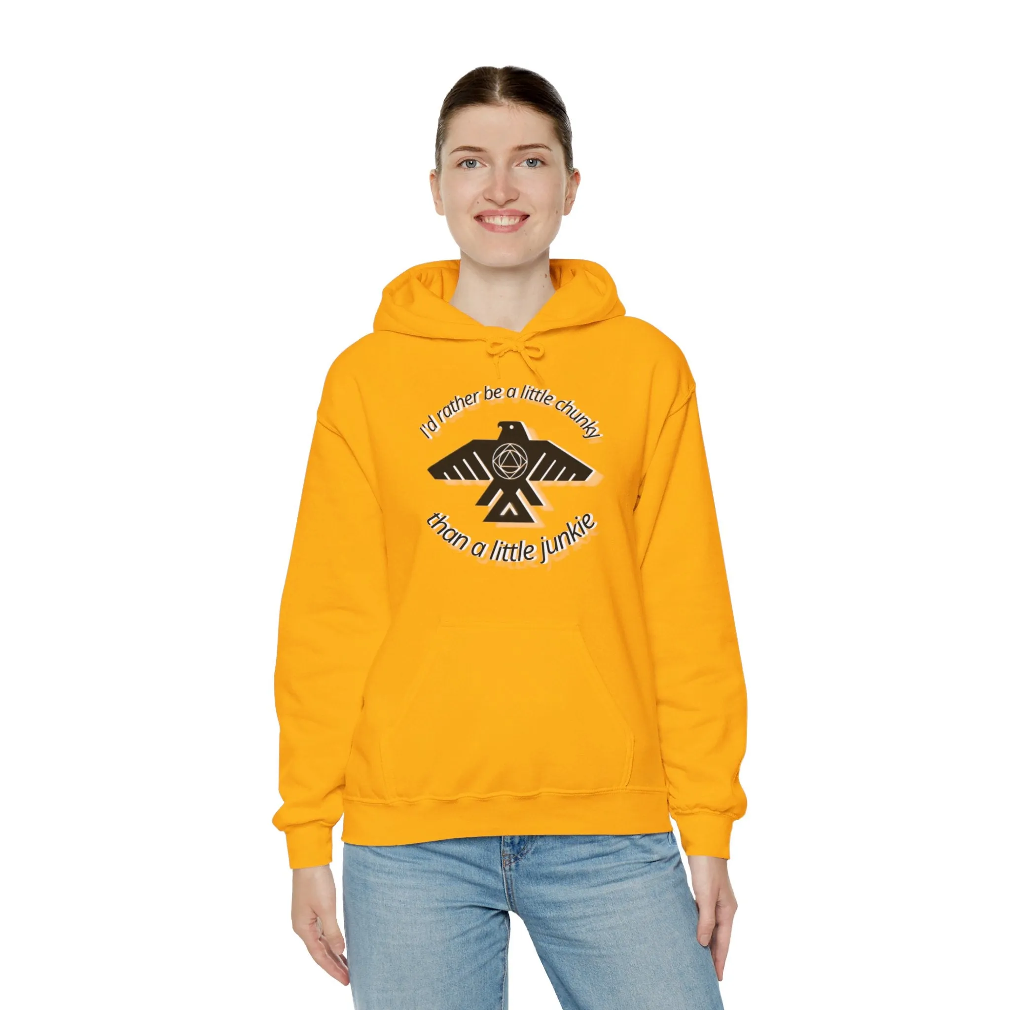I'd rather be a little chunky Unisex Heavy Blend™ Hooded Sweatshirt