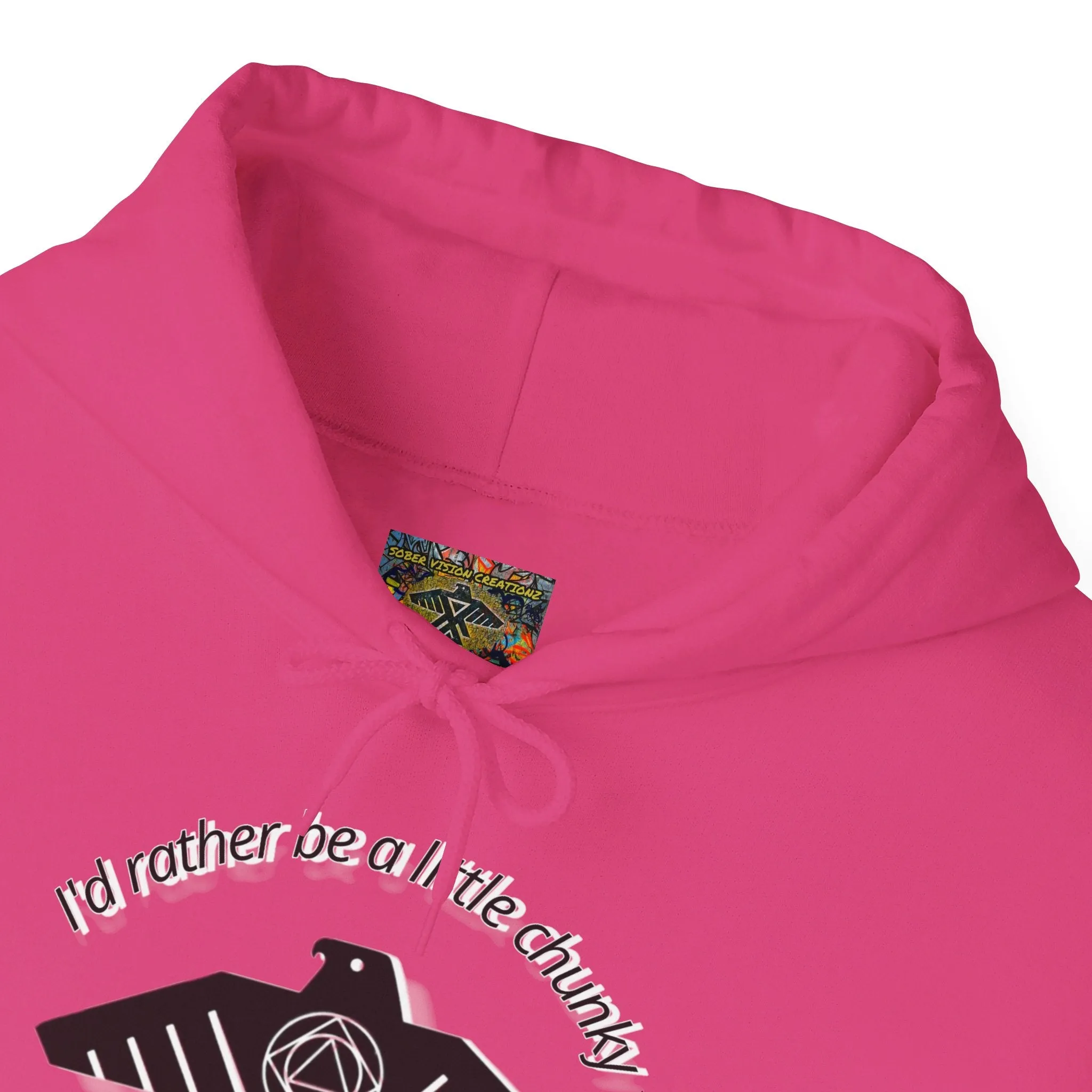 I'd rather be a little chunky Unisex Heavy Blend™ Hooded Sweatshirt