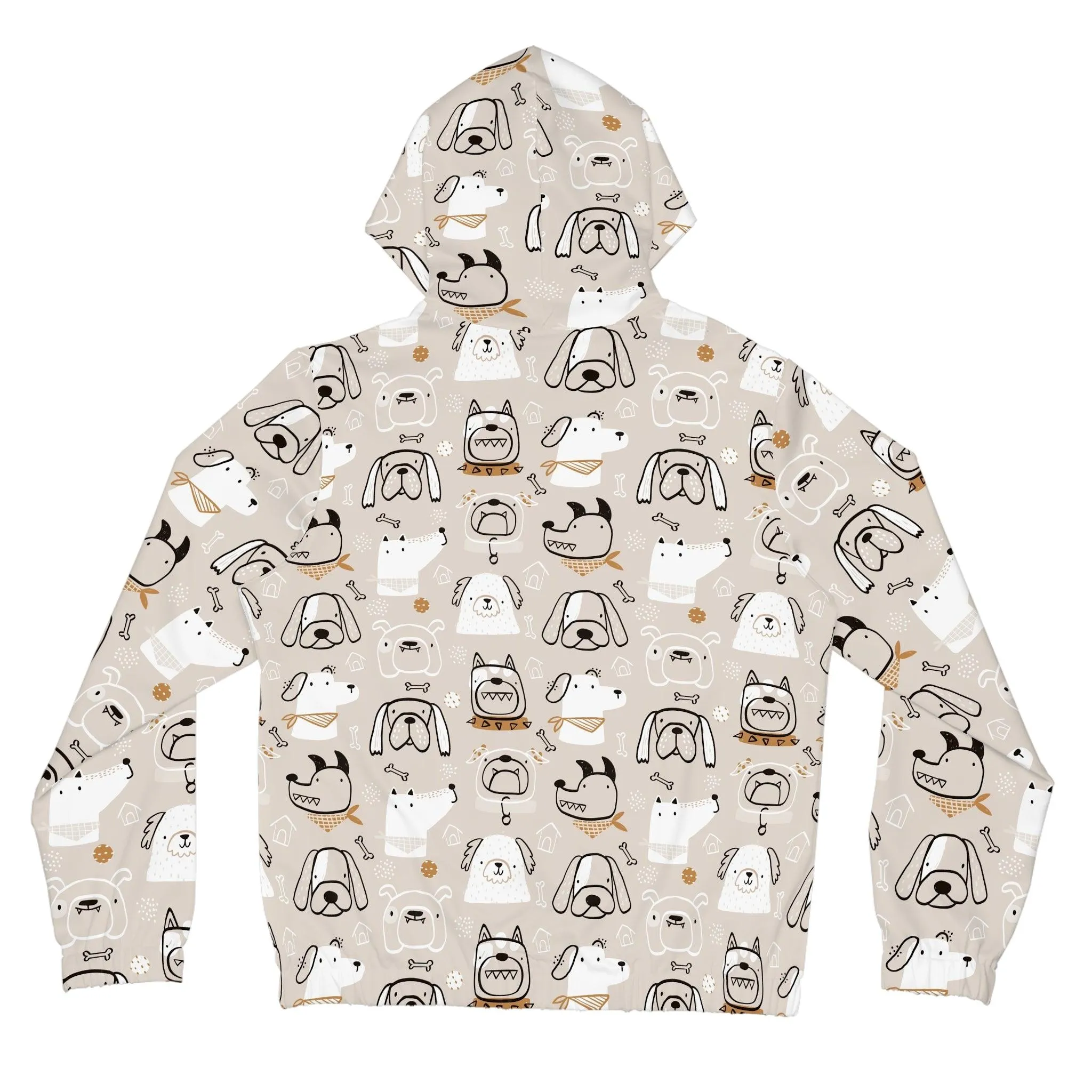 Illustrated Doggers Women’s Full-Zip Hoodie