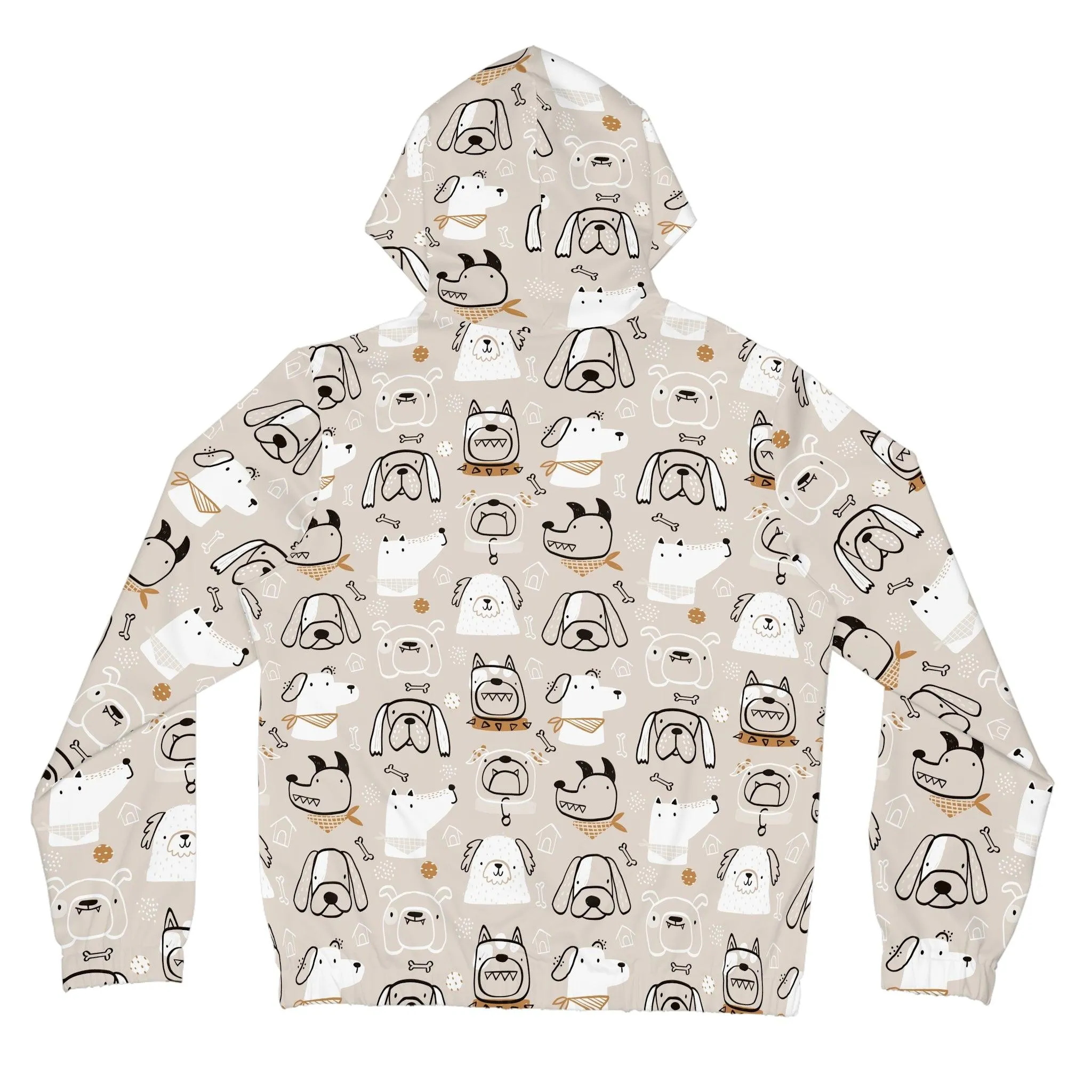 Illustrated Doggers Women’s Full-Zip Hoodie