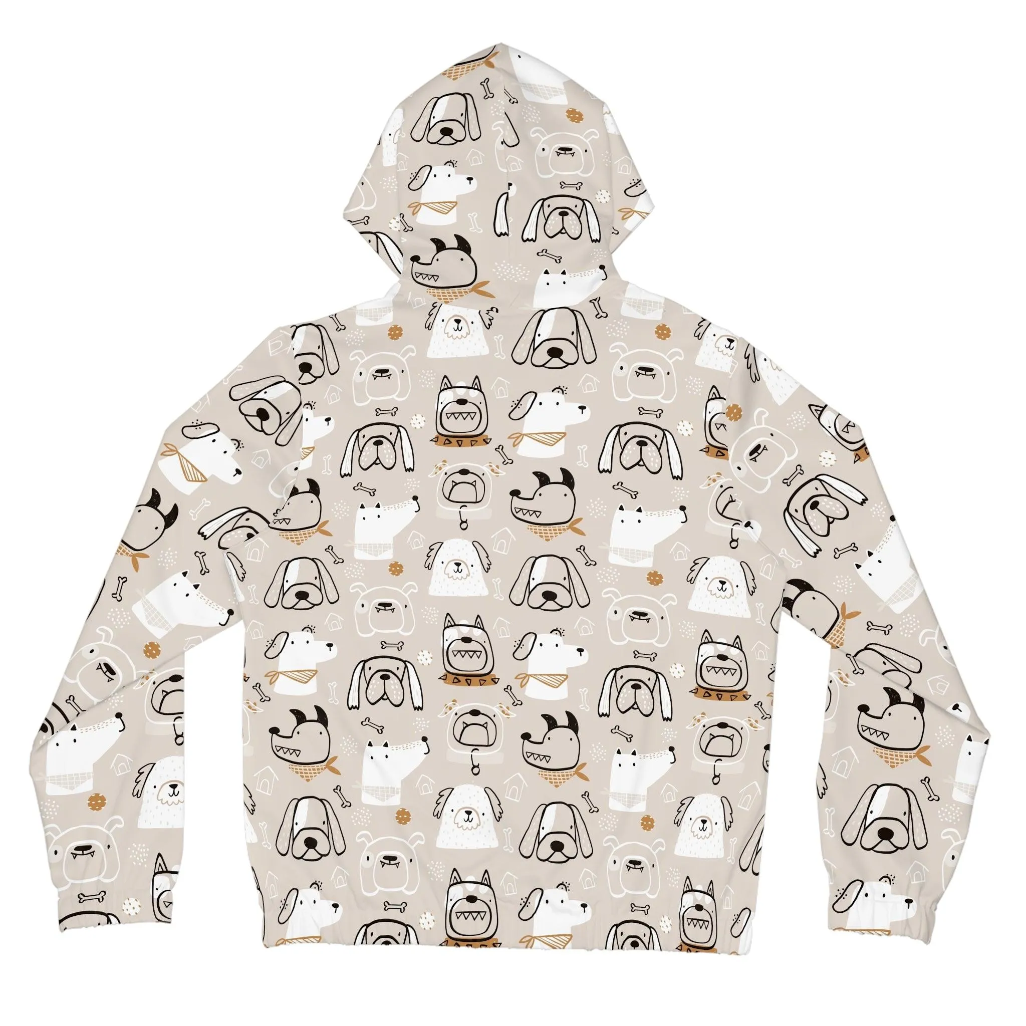 Illustrated Doggers Women’s Full-Zip Hoodie