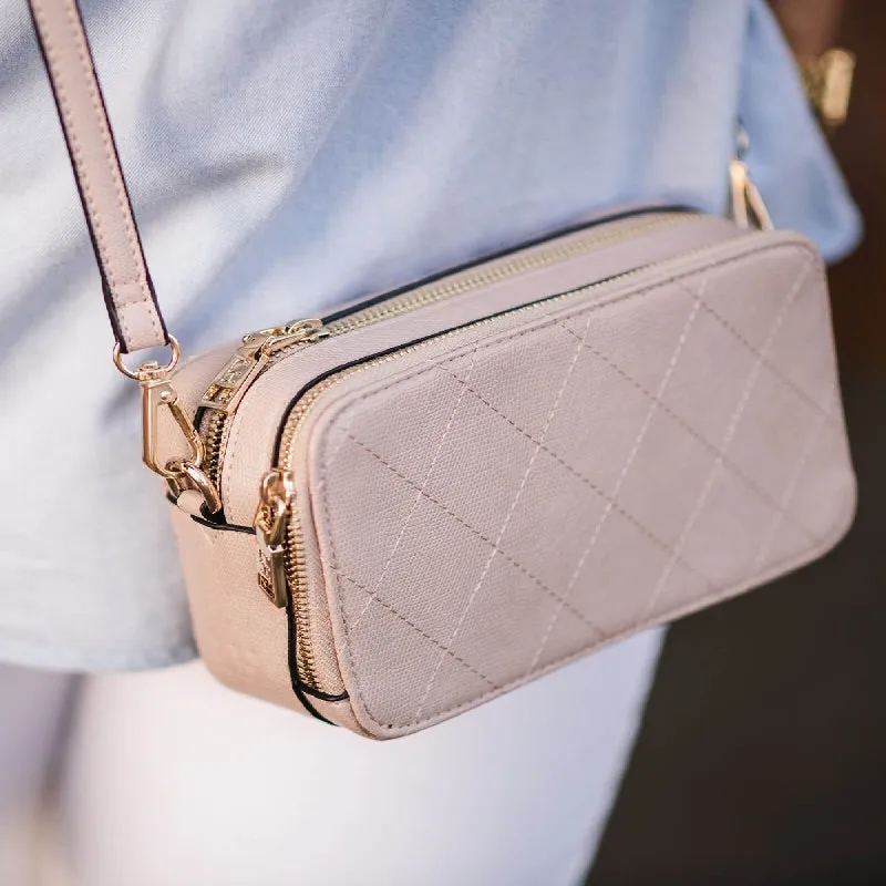 Louenhide - Cassidy Lizard Crossbody Bag - Musk