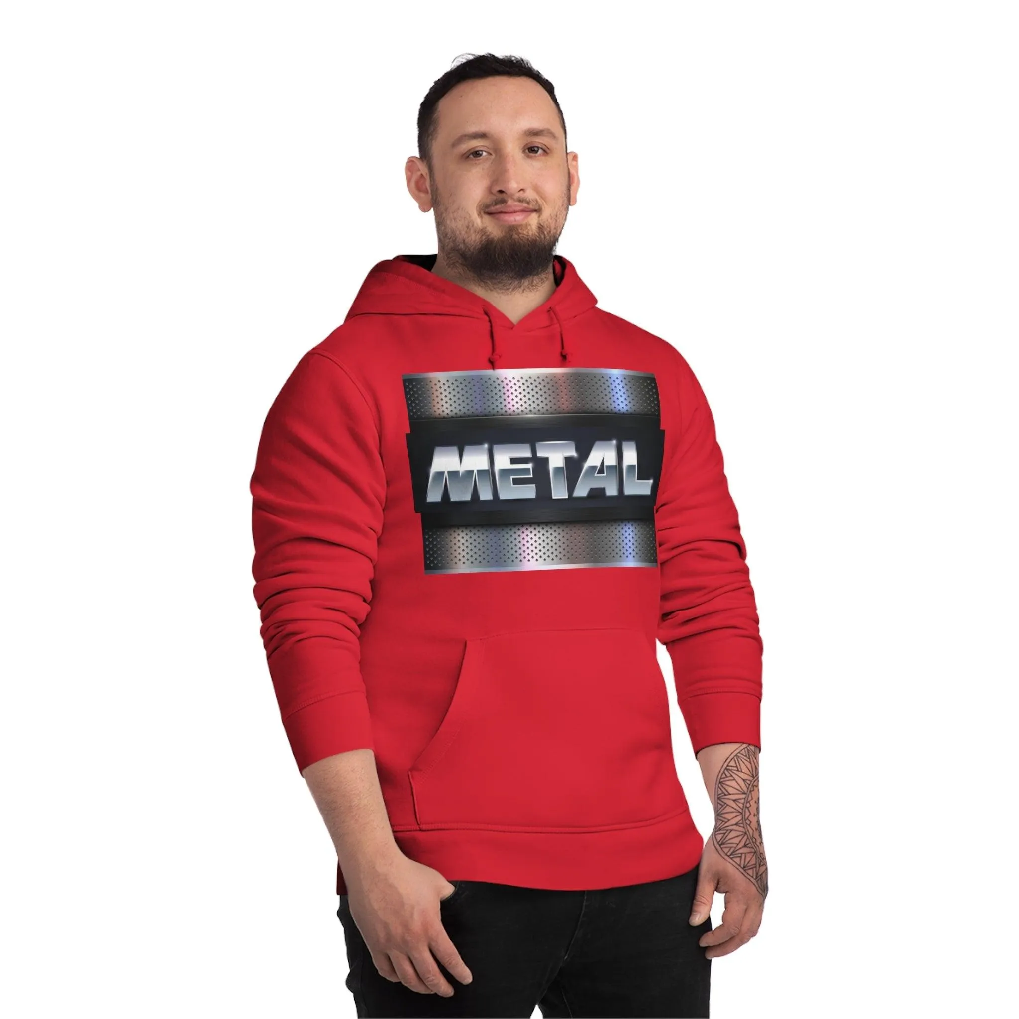 Metal Plate Unisex Drummer Hoodie