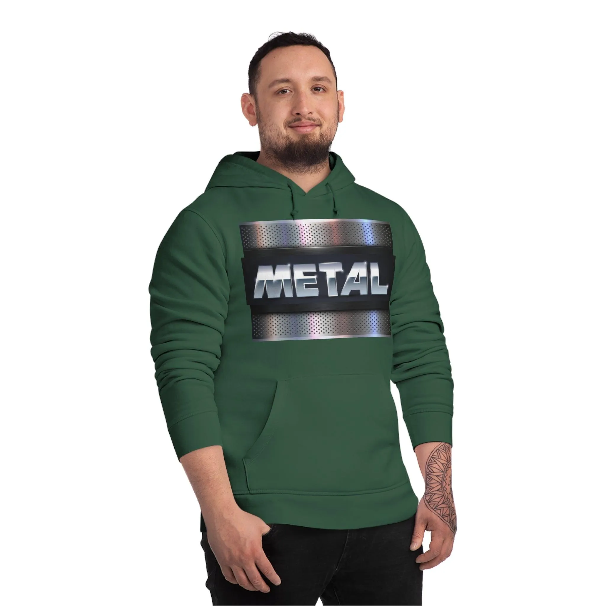 Metal Plate Unisex Drummer Hoodie