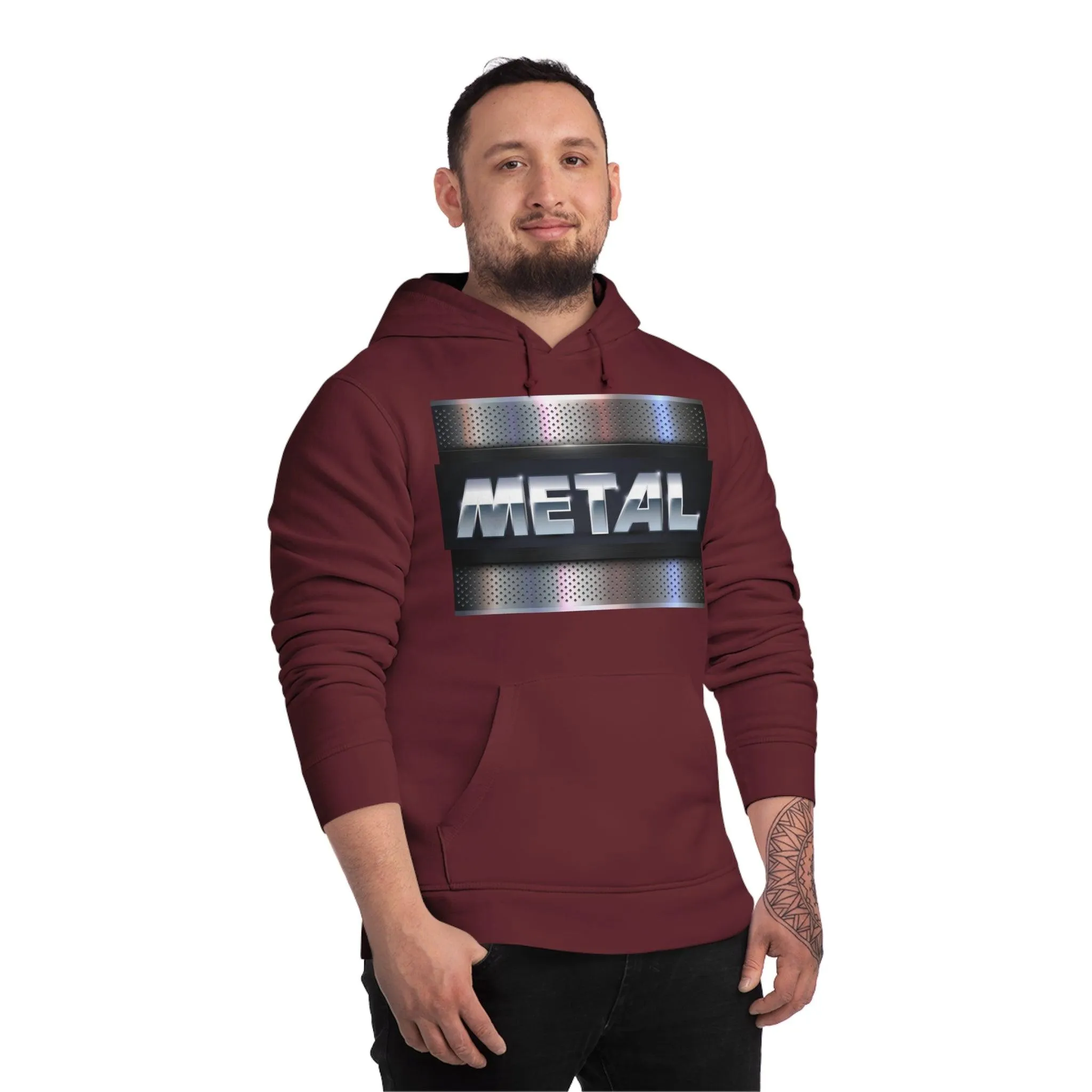 Metal Plate Unisex Drummer Hoodie