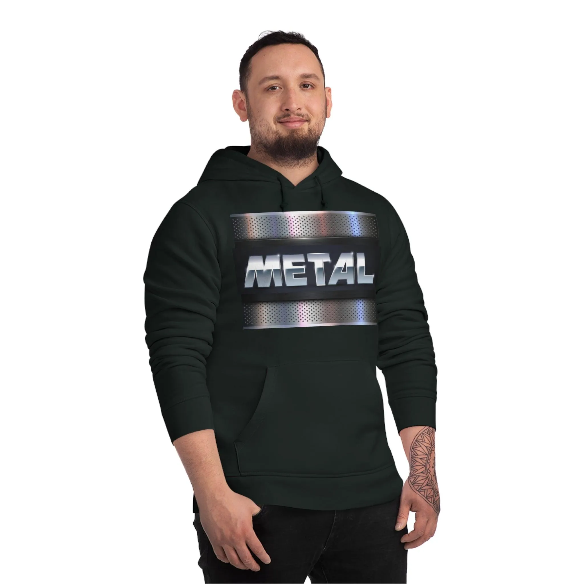 Metal Plate Unisex Drummer Hoodie