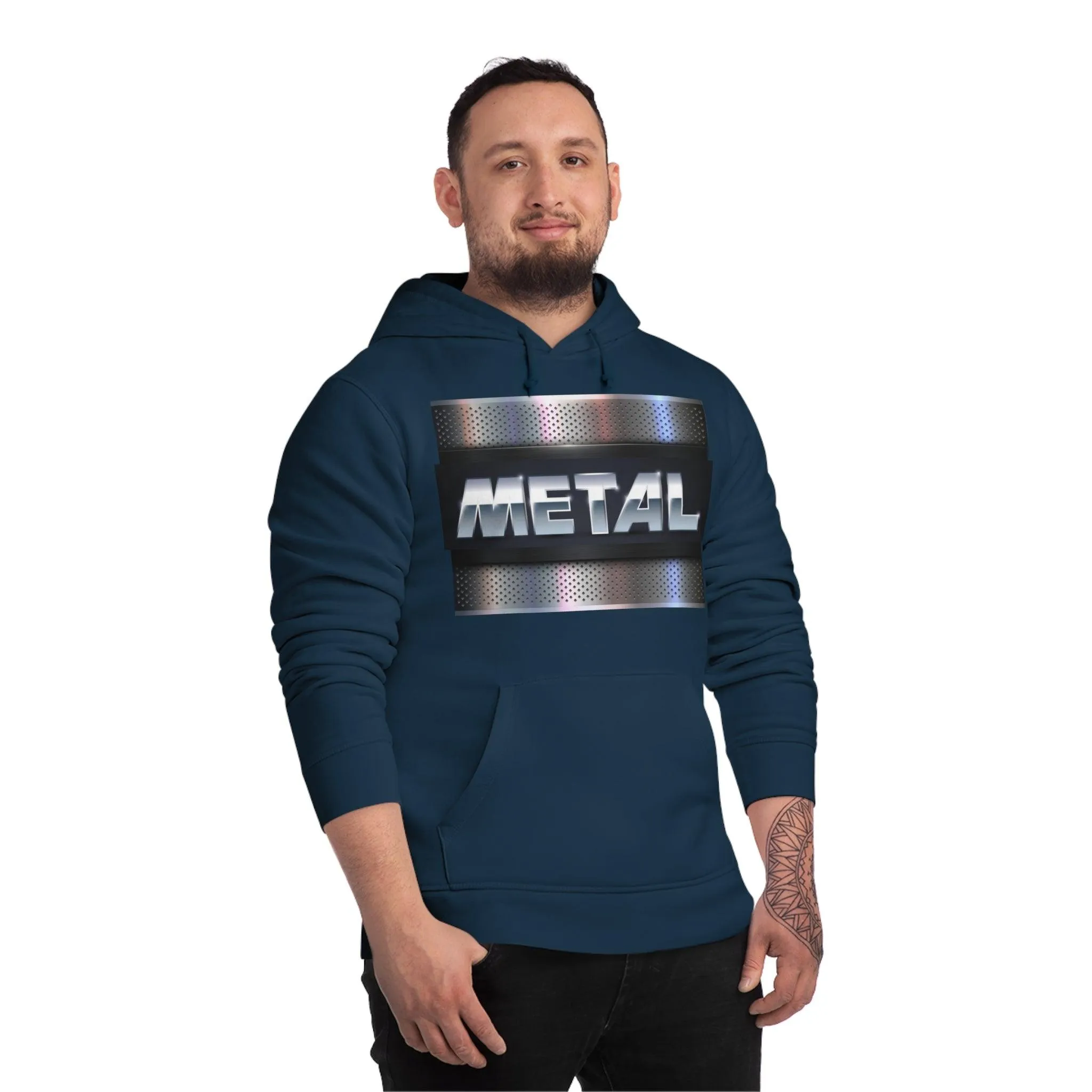 Metal Plate Unisex Drummer Hoodie