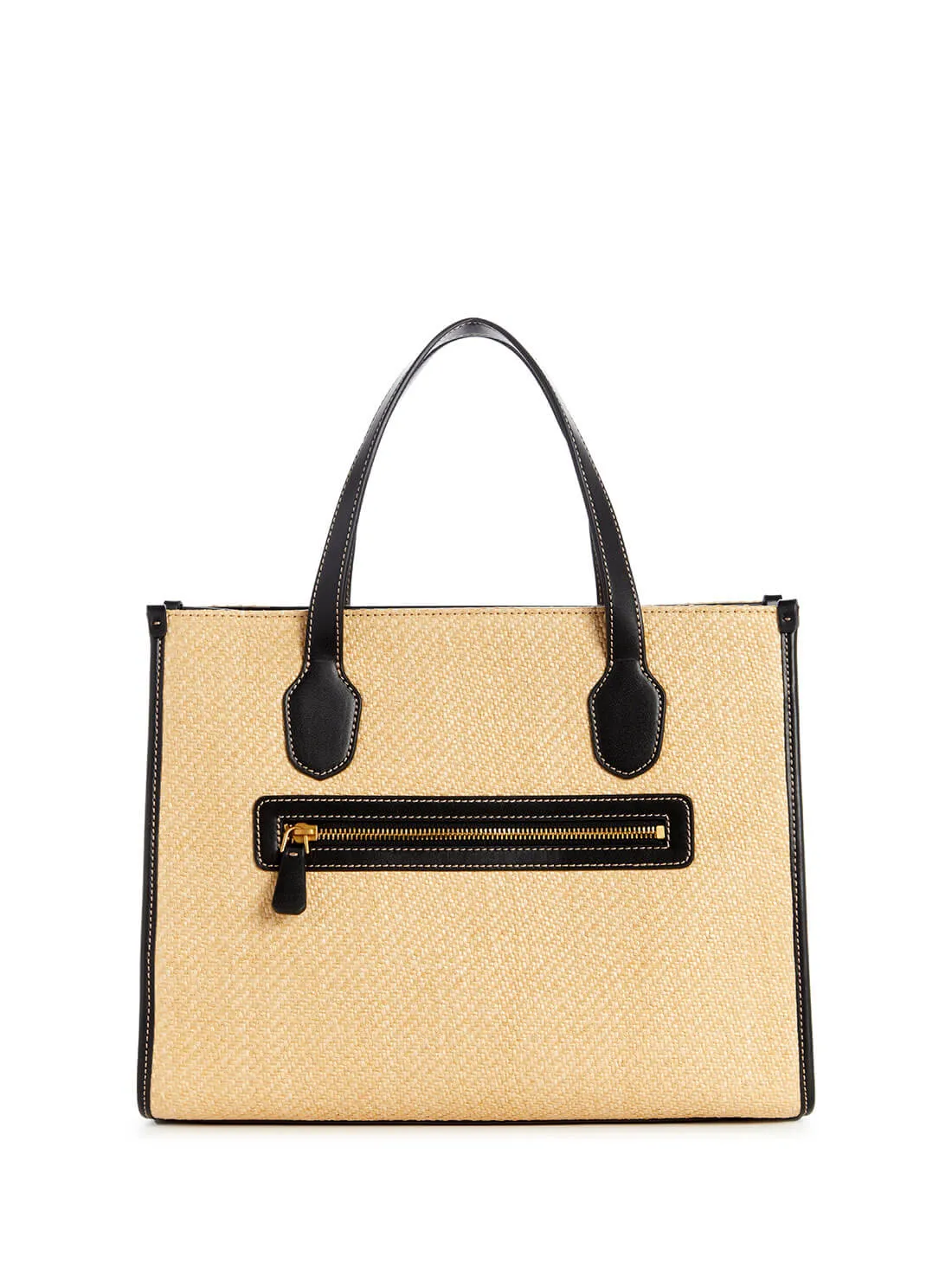 Natural and Black G Status Dual Tote Bag