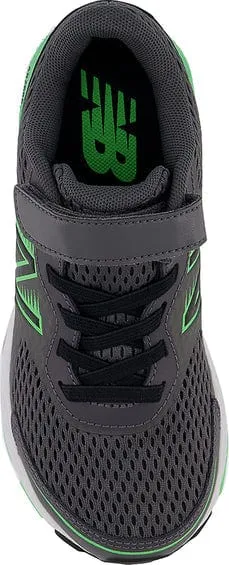 New Balance Kids 680v6 Running Shoes- Magnet  Black