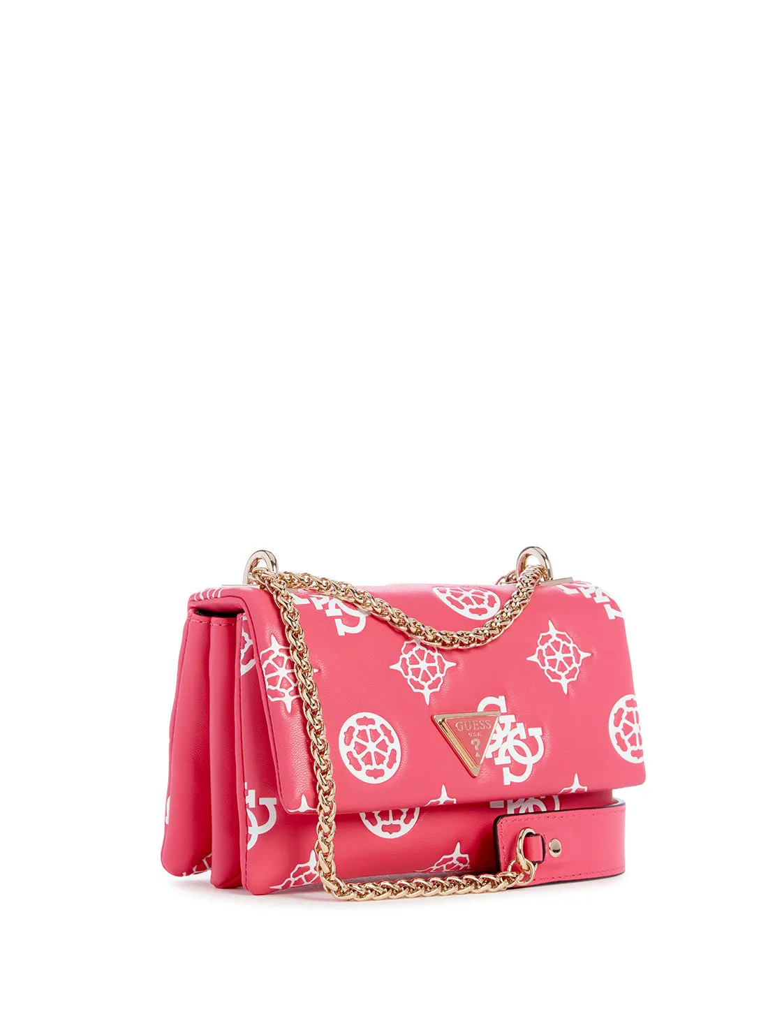 Pink Logo Deesa Mini Crossbody Bag
