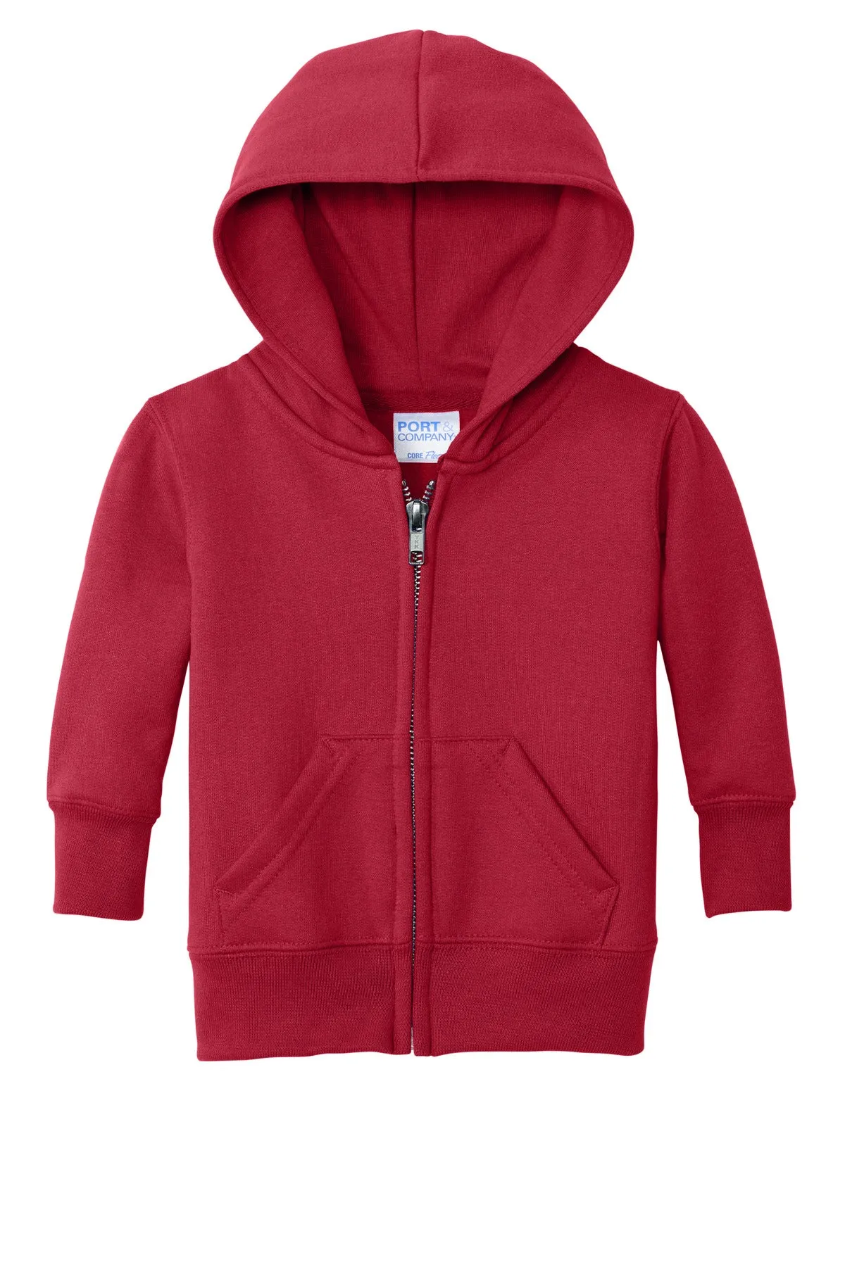 Port & Company Infant Core Fleece Full-Zip Hooded Sweatshirt. CAR78IZH