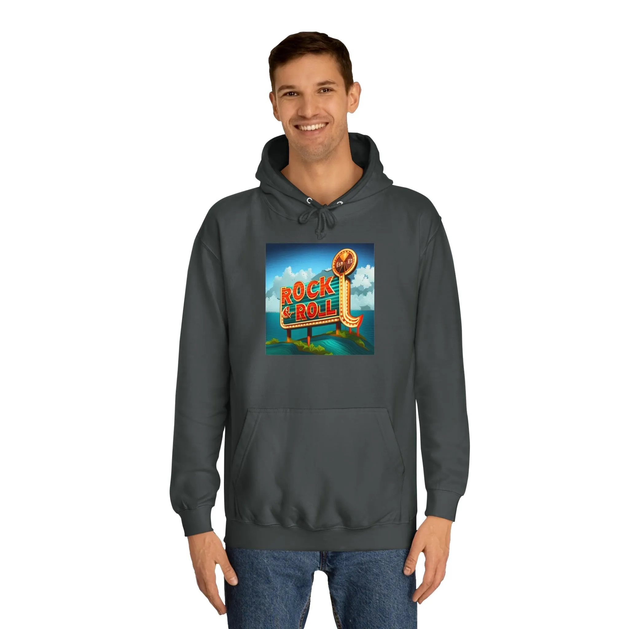 Rock & Roll Casino Unisex College Hoodie