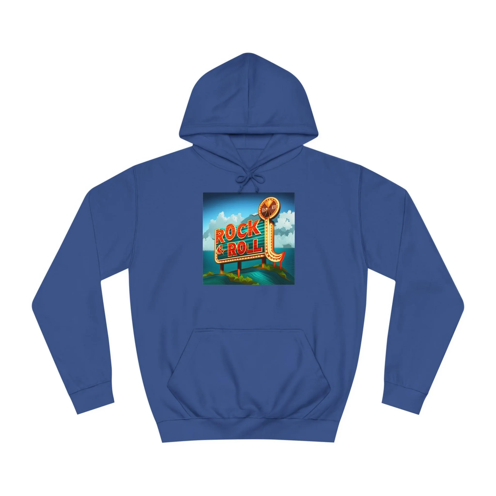 Rock & Roll Casino Unisex College Hoodie