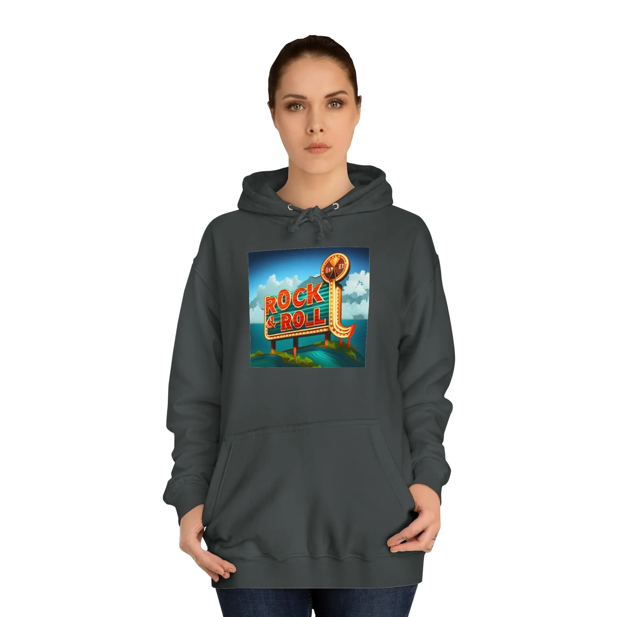 Rock & Roll Casino Unisex College Hoodie