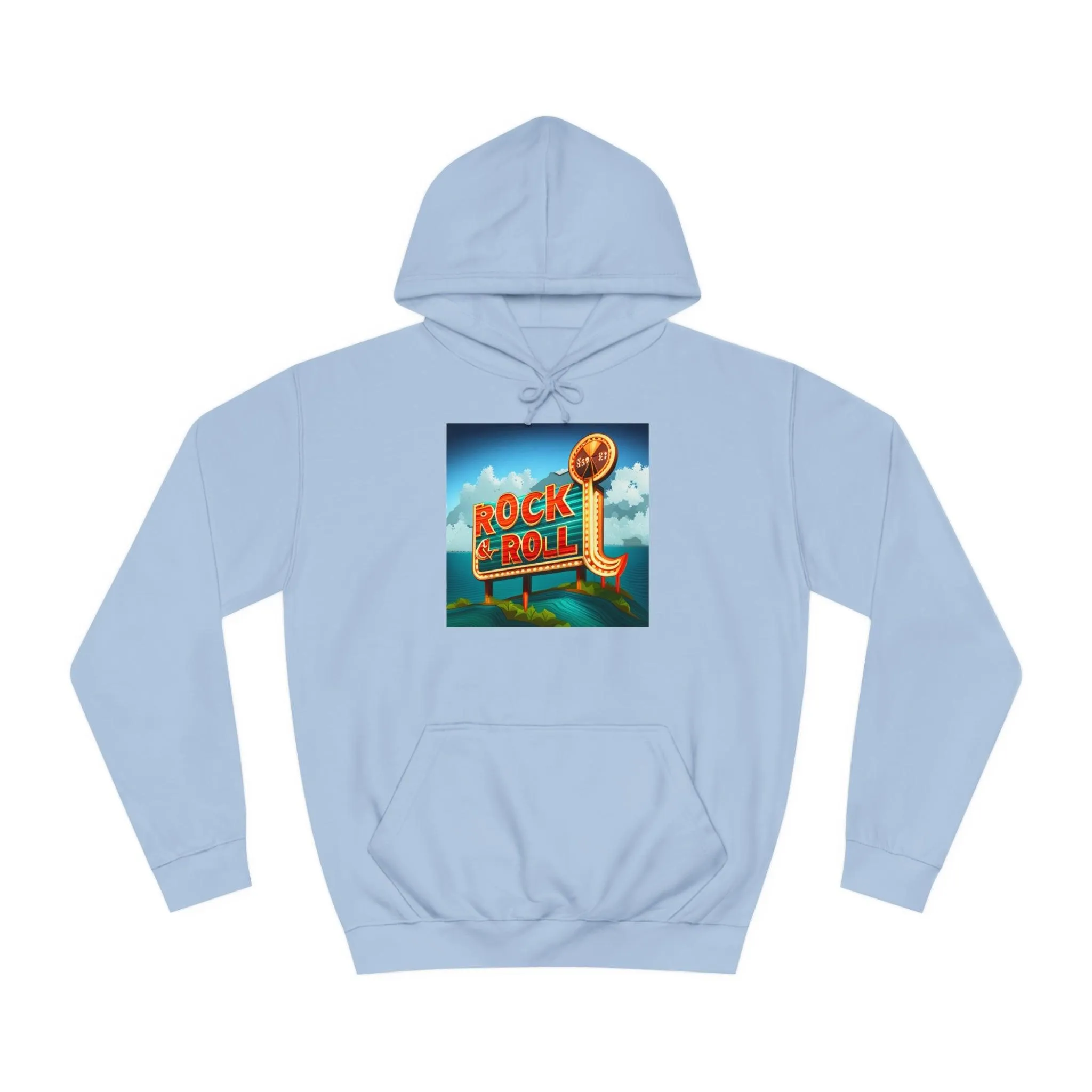 Rock & Roll Casino Unisex College Hoodie