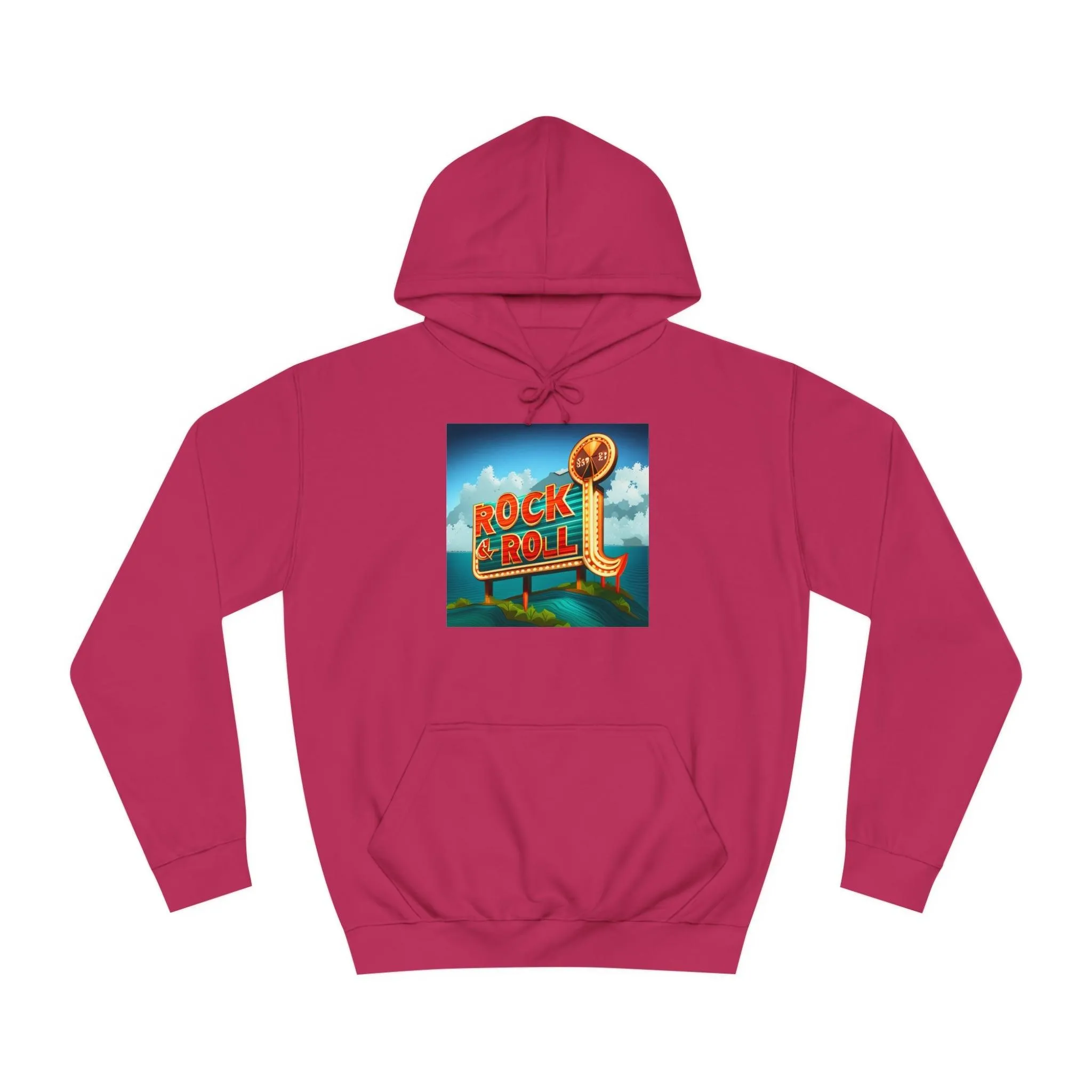 Rock & Roll Casino Unisex College Hoodie