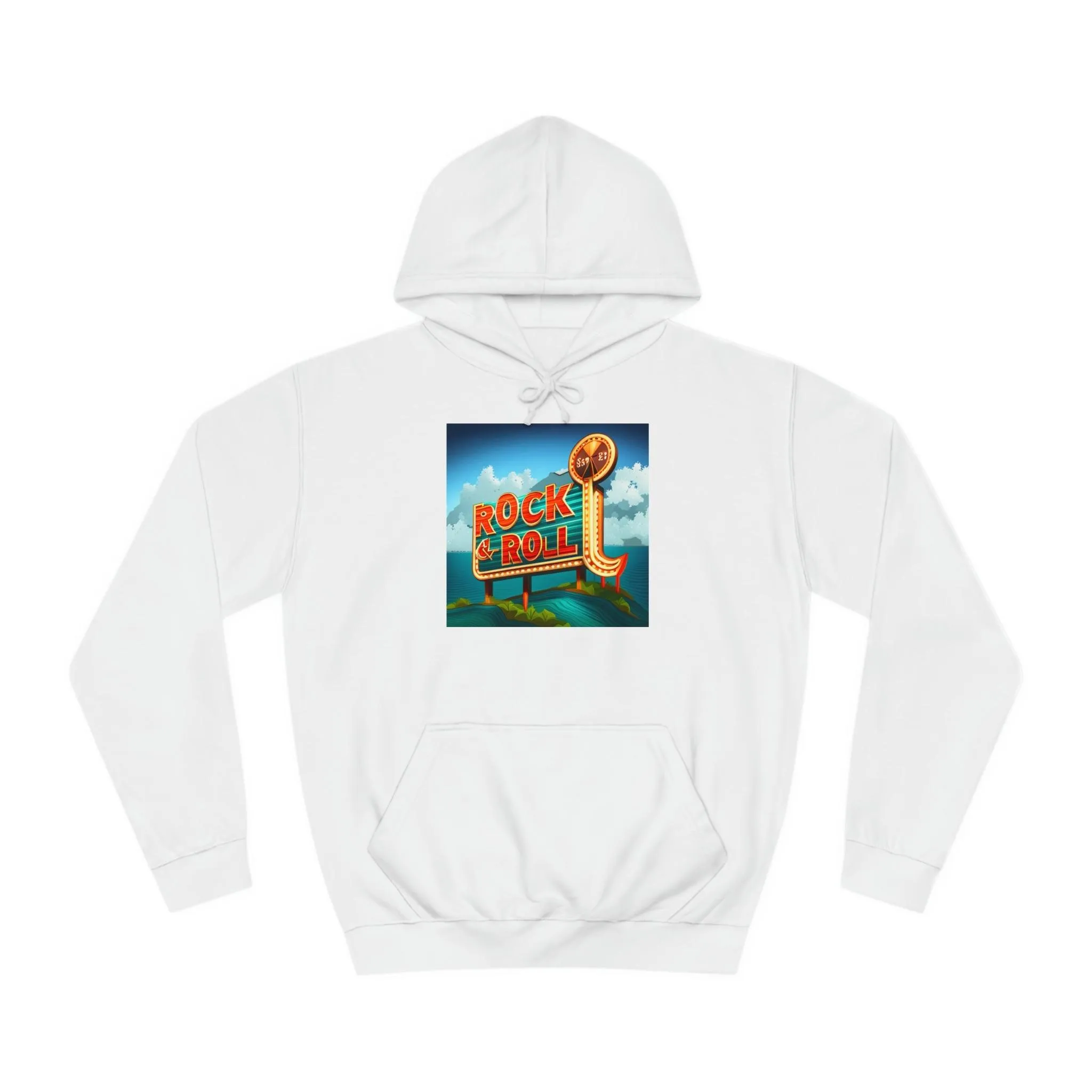 Rock & Roll Casino Unisex College Hoodie