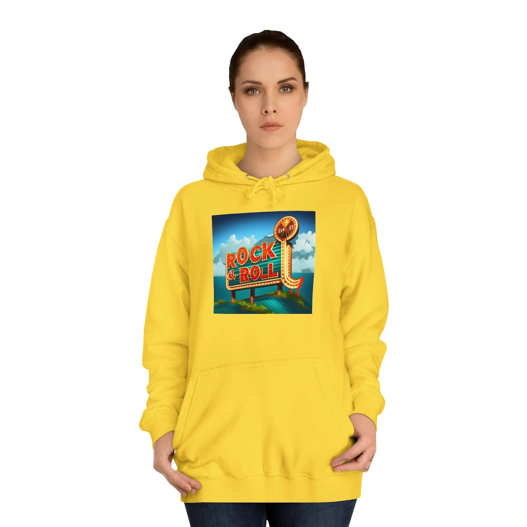 Rock & Roll Casino Unisex College Hoodie