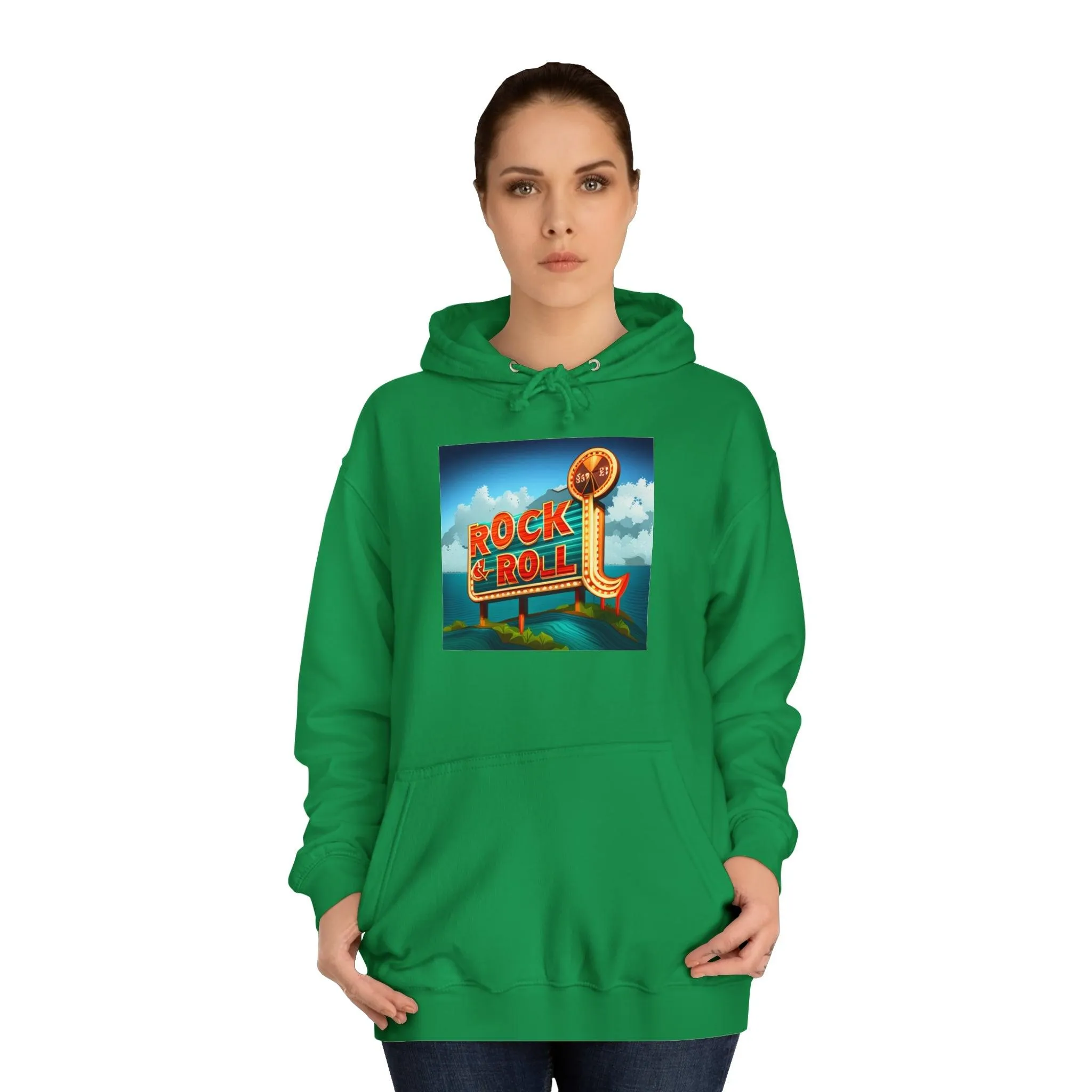 Rock & Roll Casino Unisex College Hoodie