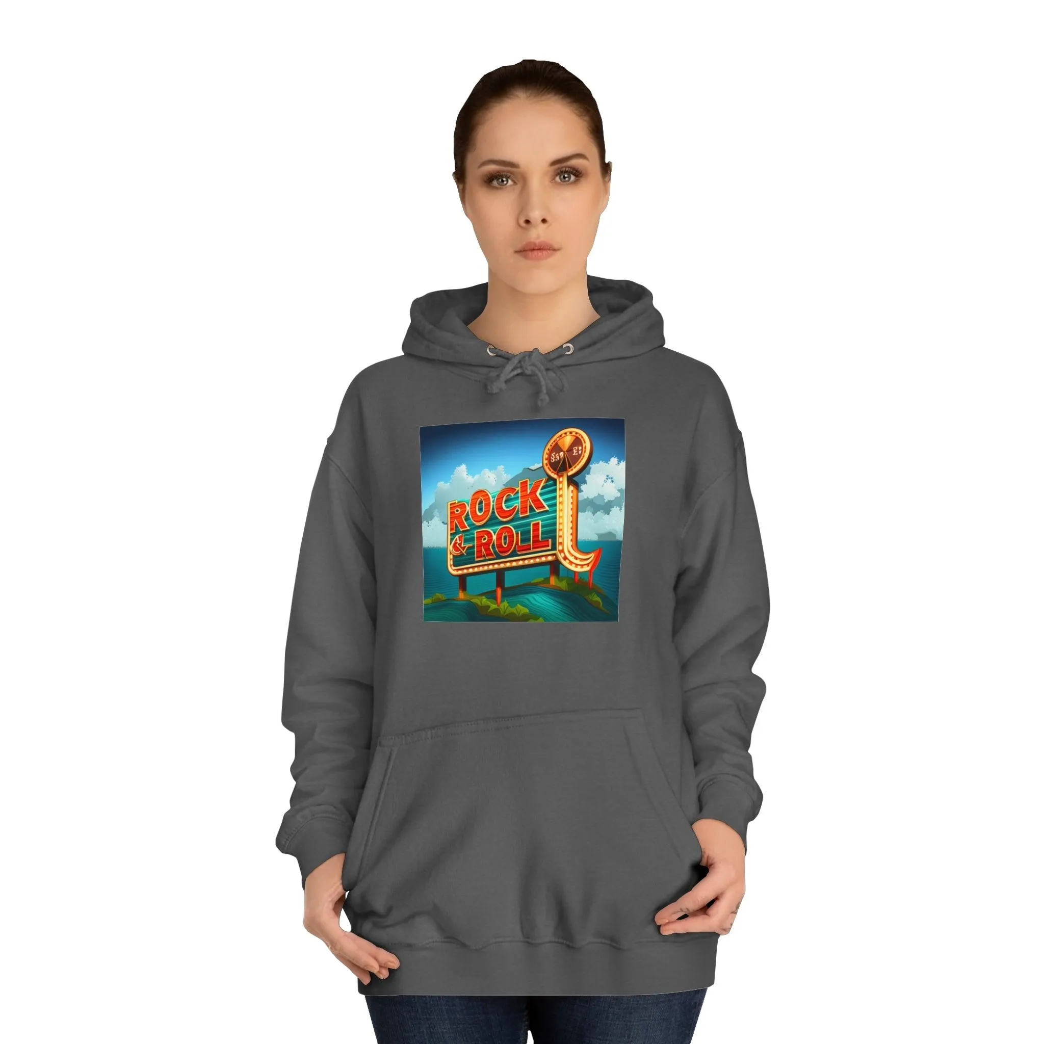 Rock & Roll Casino Unisex College Hoodie