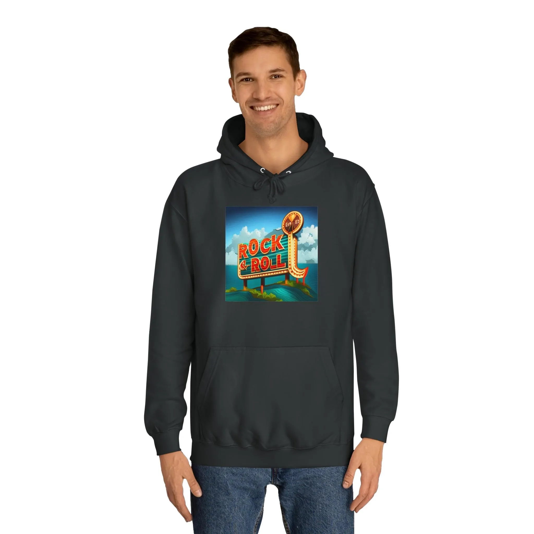 Rock & Roll Casino Unisex College Hoodie